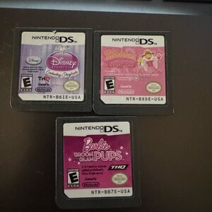 Nintendo DS Games- Barbie, Disney, and Pinkalicious